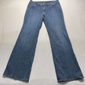 Michael Kors Size 8 Jeans Womens Blue Thick Stitch Denim Stretch Pants Ladies